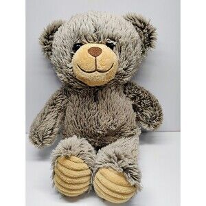 Spark Create Imagine Plush Bear 14" Brown Stuffed Animal Textured Feet 2019
